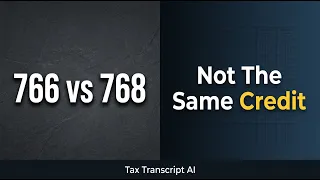 IRS Code 766 vs 768 Credits on Transcripts Explained in 60 Seconds