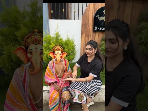 Ganpati Bappa बने मेरे दोस्त🙏🏻🥳 #shorts #youtubeshorts #ganpati #dosti @Kajalsoni_vlogs