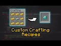 Code custom crafting recipes in Minecraft 1 21