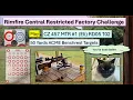 CZ 457 MTR May RD 05 T02 Rimfire Central Restricted Benchrest Challenge 50 Yards ACME Target