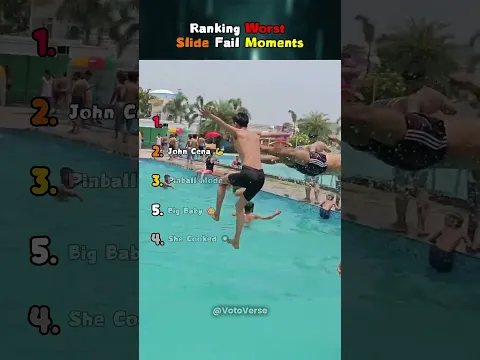 Ranking Worst Slide Fail Moments 😨 #usa