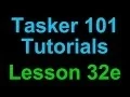 Tasker 101 Tutorials Lesson 32e - Building an app for Mom