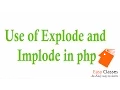 PHP Tutorial - Exploding and Imploding in php