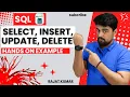 08 What is SELECT INSERT UPDATE DELETE Commands in MYSQL