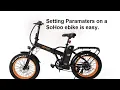 SoHoo Ebike Setting Parameters on SW900 Controller