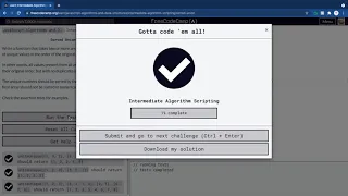sorted union FreeCodeCamp challenge