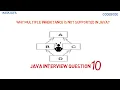 Why multiple inheritance is not supported in java Java Interview Questions Ask Java Code Bode