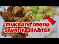 Mbah maryono Mukbang //Oseng sawi putih nya enak pol📌  #mukbang  #pijat 