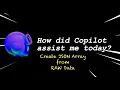 How did GitHub Copilot assist me today From raw data to JSON Array
