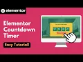 Create a Stunning Countdown Timer Popup in Elementor Easy Tutorial