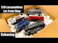 10 Locomotives Lot from Ebay - Unboxing Testing