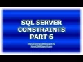 Constraints in SQL Server - Part 6