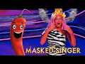 The Masked Singer Season 6 Jenny McCarthy Wahlberg Eats A Mega Hot Pepper