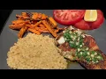 Hello Fresh - Chimichurri Barramundi with Lemony Carrots Garlic Herb Couscous