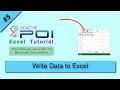 How to write data in excel sheet using Java POI