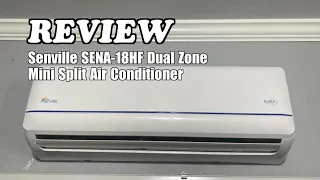 Senville Dual Zone 18 000 BTU Mini Split Air Conditioner Review