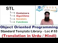 Standard Template Library in C STL OOP C LECTURE - 83