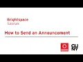 How To Send An Announcement Instructors
