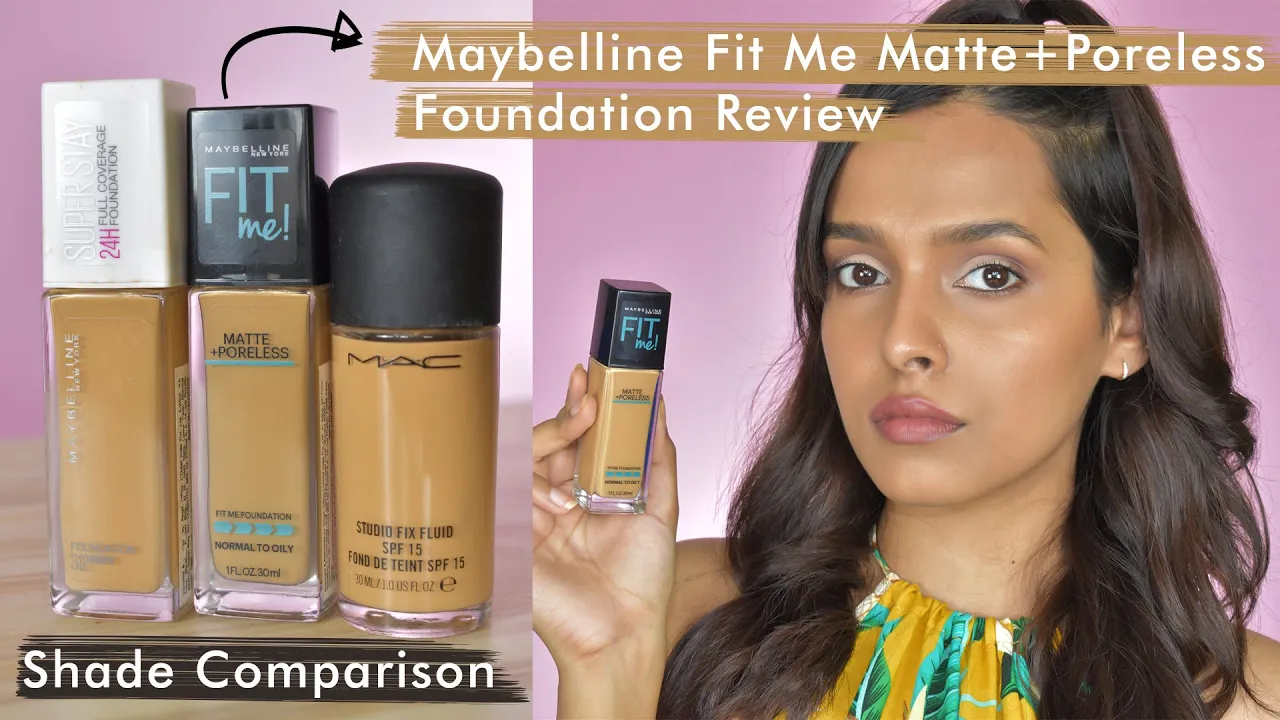 FOUNDATION UNTUK KULIT BERMINYAK | MAYBELLINE SUPER STAY  VS MAKEOVER  POWERSTAY | Maria Soelisty. 