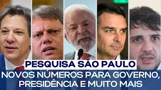 PESQUISA SÃO PAULO: NOVOS NÚMEROS PARA GOVERNO, PRESIDÊNCIA E MUITO MAIS