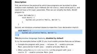 Java Explained JEP 445 Unnamed Classes and Instance Main Methods