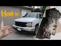 How to Pull 4L60e Transmission from 99-07 Chevy Silverado No Lift or Power Tools