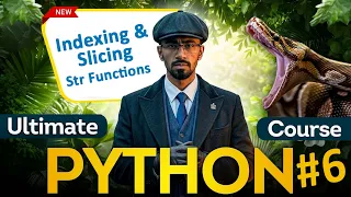 Python Course Part 6 - Indexing and Slicing String Functions 2026