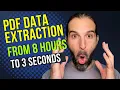 Extract Data from PDF files in SECONDS