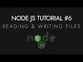 Node js Crash Course Tutorial - Reading Writing Files fs