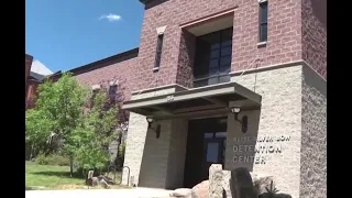Police respond to a disturbance at Butte jail
