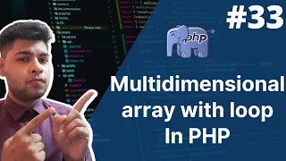 Multidimensional array with loop loop through an array php tutorial for beginners full - 33