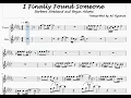 Download Lagu I Finally Found Someone by Barbara Streisand and Bryan Adams Tenor sax and Alto sax Duet
