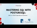 DDL DML DQL in SQL Database Operations Overview