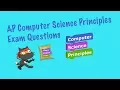 AP CSP Exam Questions - Question 5