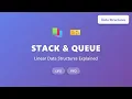Stack and Queue Explained LIFO vs FIFO Data Structures Tutorial for Beginners