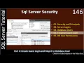 Security Objects Part 4 - Map Login with Database User SSMS TSQL Tutorial