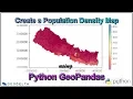 Python Geopandas Tutorial How to Develop a Population Density Map using Open Data Part 2