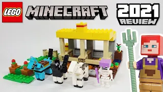 LEGO Minecraft the Horse Stable (21171) - 2021 Set Review