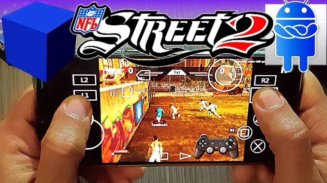 NFL Street 2 - PS2 Emulator Android Gameplay - Aether SX2 APK - NFL Street 2 Mobile 2022