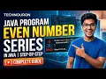 How to Print Even Numbers in Java Java Programming Interview Questions Solutions