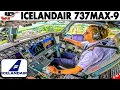 Our 1st Cockpit Flight on the Boeing 737MAX-9 Icelandair to Brussels