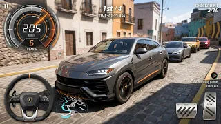 Lamborghini Urus Max Speed Challenge! 205 KM/H Street Race - PS 5 Racing Game Ultra Graphics.