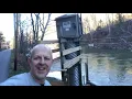 USGS gauge station for river flood water measurement