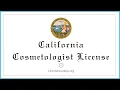 California Cosmetology License - What You need to get started