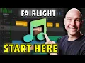 Build a Soundtrack in Fairlight From Scratch DaVinci Resolve 21 Lesson 1