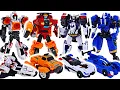 Download Lagu Tobot V mini transform robot Monster, Captain Police, Rocket, Speed appeared! | DuDuPopTOY
