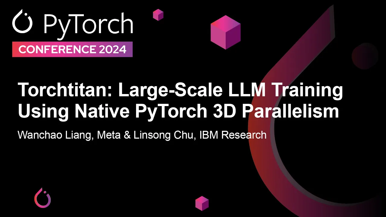Image from Torchtitan: Large-Scale LLM Training Using Native PyTorch 3D Parallelism