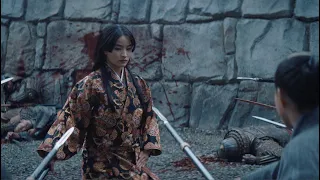 mariko vs ishido army fight scene sh gun episode 9