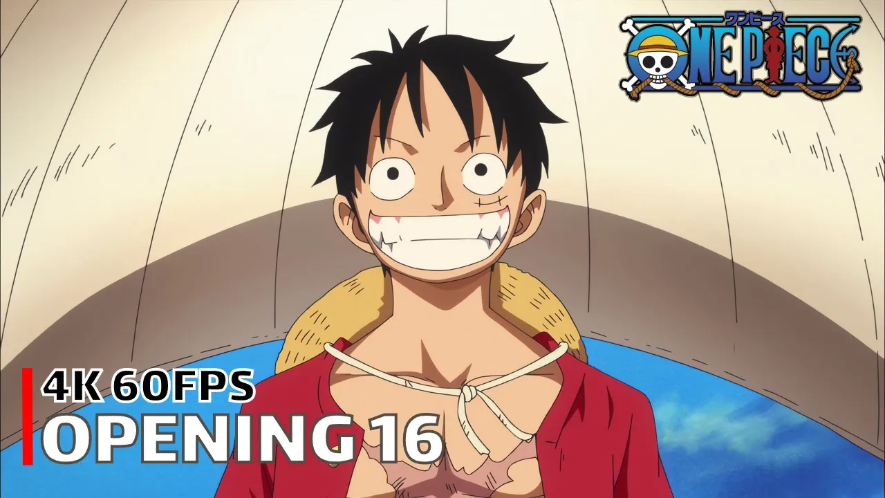 One Piece - Opening 16 【Hands Up!】 4K 60FPS Creditless | CC One Piece - Opening 16 【Hands Up!】 4K 60FPS Creditless | CC