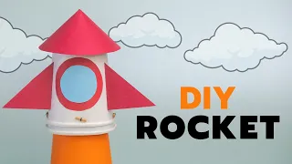 DIY Rocket Craft | Quick & Easy Paper Project | Fun DIY Craft
